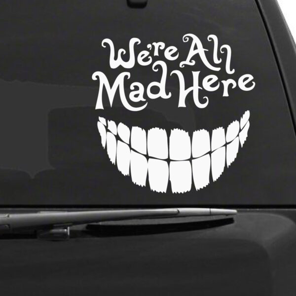 ALICE IN WONDERLAND CAR DECAL